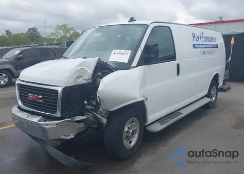 2021 GMC Savana Cargo Rwd 2500 Regular Wheelbase Work Van from USA, damaged, VIN 1GTW7AFPXM1307496